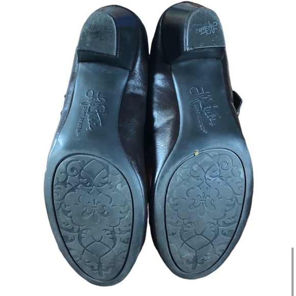 Life Stride 7.5 Brown Mary Jane Heels Chunky Wide Width Chocolate Comfort - Picture 4 of 4